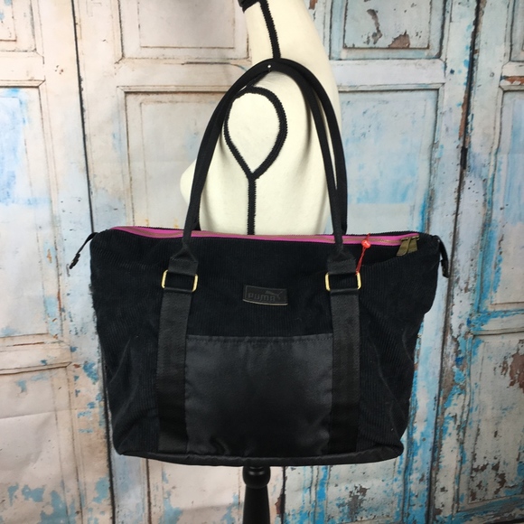 Puma Bags Puma Jane Corduroy Tote Blackpink B4243 Poshmark